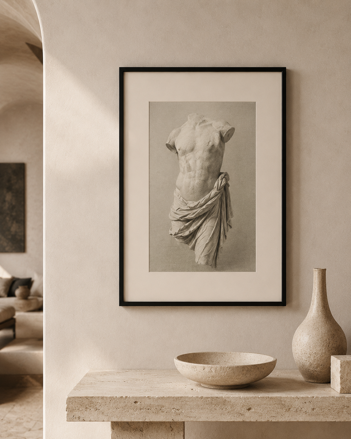 Studie einer Skulptur – Better Hours Canvas im Eingangsbereich